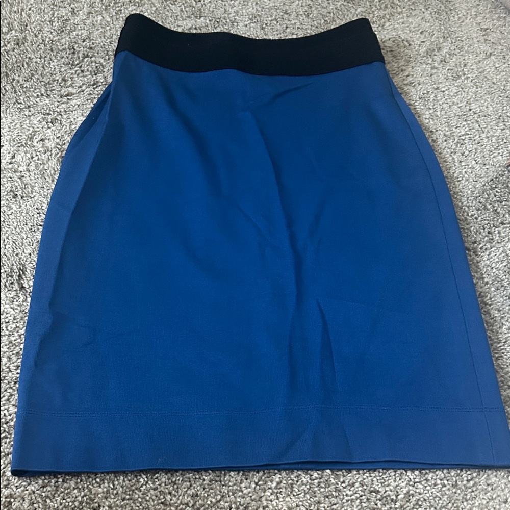 Babymaxazria bodycon pencil skirt size xxs blue black